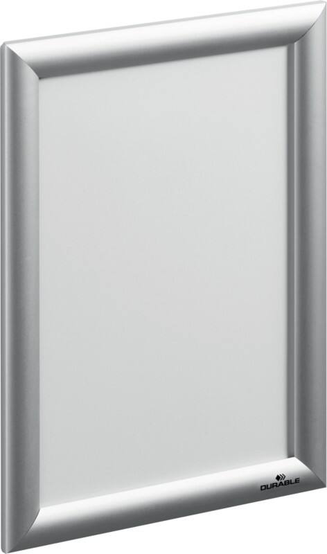 DURABLE DIN A4 Klapprahmen Aluminium 479623 24 (B) x 1,2 (T) x 32,9 (H) cm