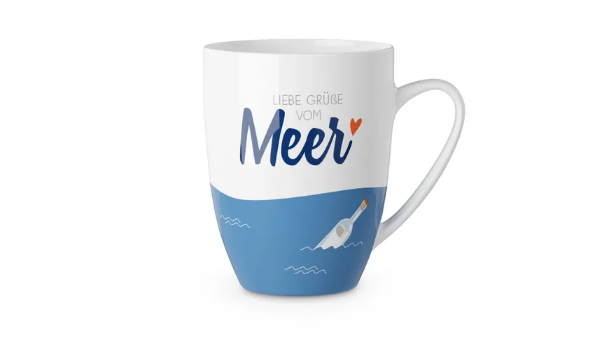 Geschenk für Dich Becher Liebe Grüße vom Meer