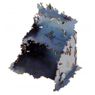 U-Shaped Necrotek Ruin (Blued Steel)
