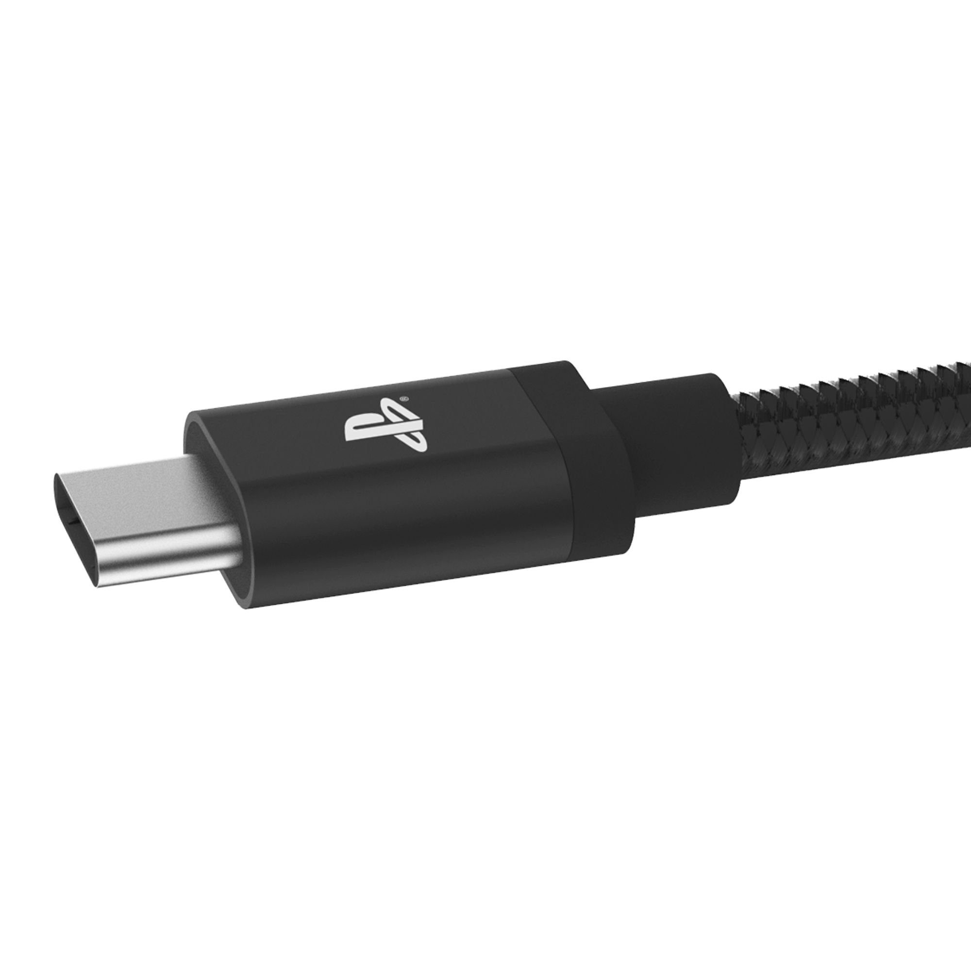 Hori Dual Sense Ladekabel für PS5 (3 Meter) USB-Kabel, USB-C, USB Typ A (300 cm), Offiziell lizenziert von Sony