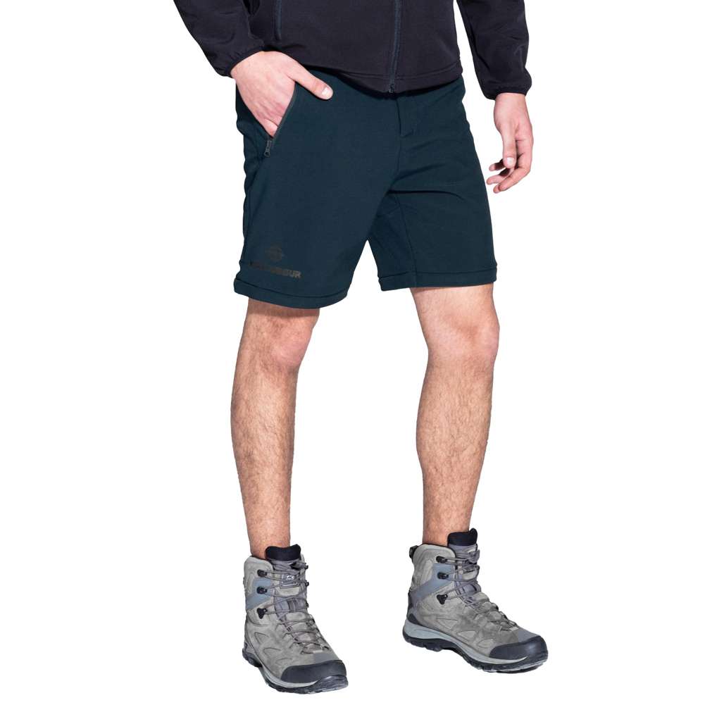 KIRKJUBØUR® Zip-Off Herren 2-in-1 Trekking Wanderhose navy