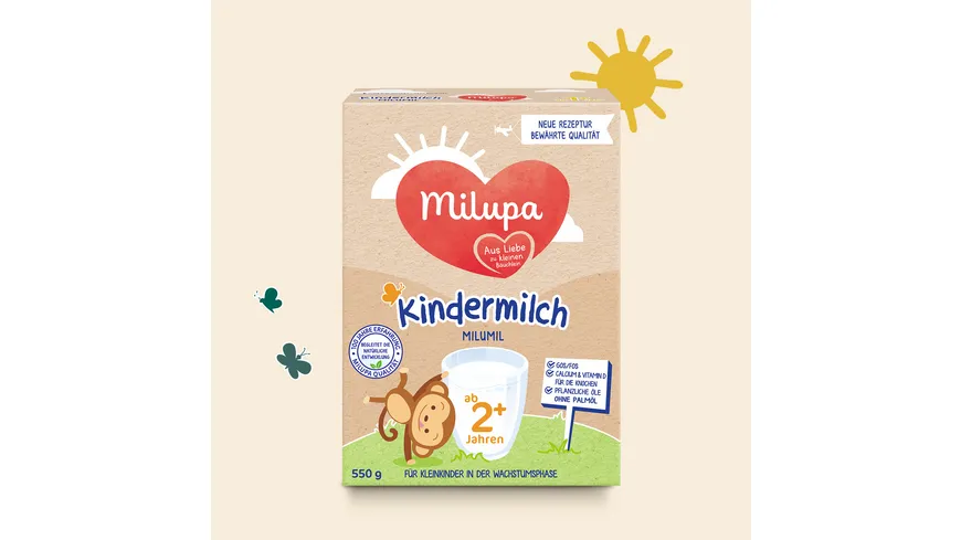 Milupa Milumil Kindermilch 2+ ab 2 Jahren 550 g
