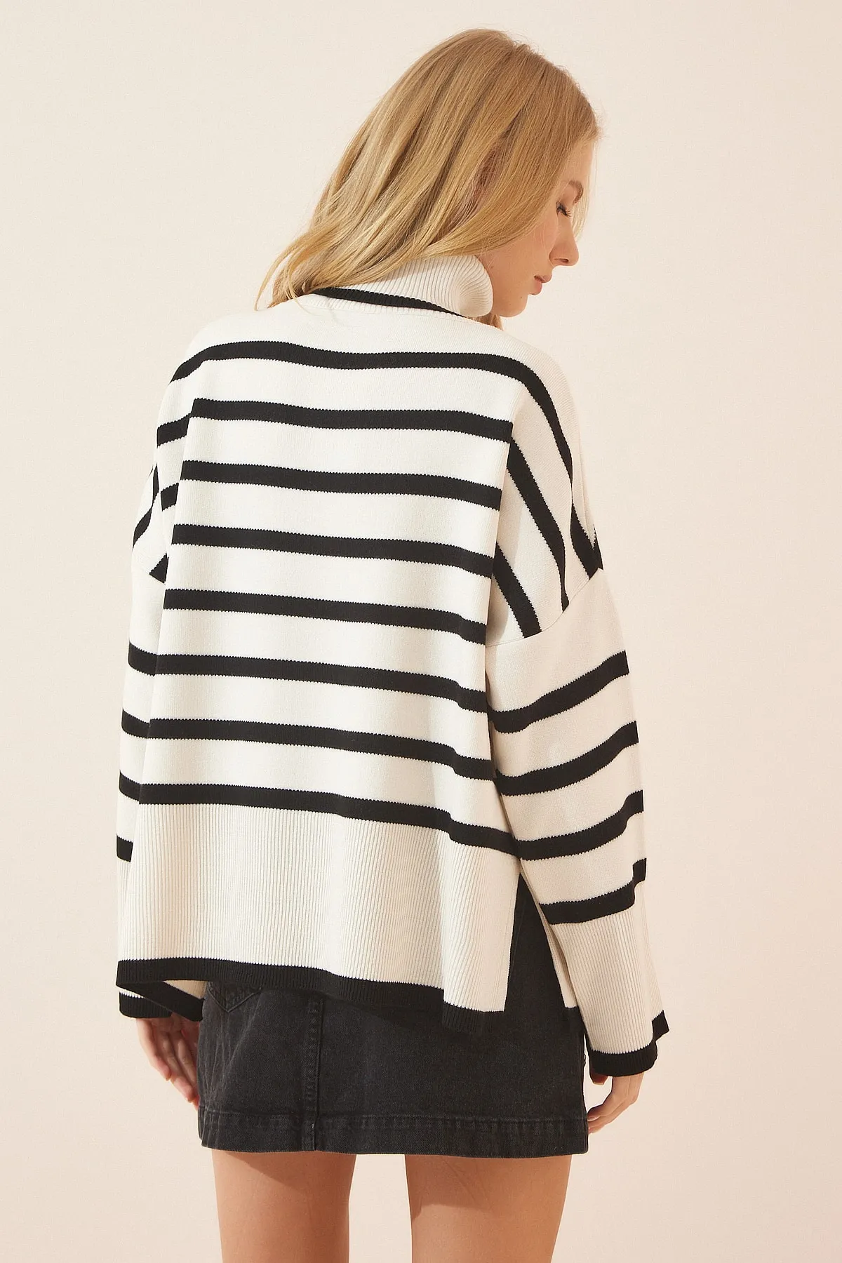 Happiness İstanbul  Pullover - Schwarz - Oversized