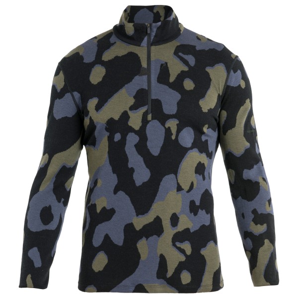 Icebreaker - 260 Vertex L/S Half Zip Natural Cam - Merinounterwäsche