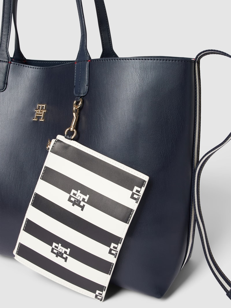 Shopper mit abnehmbarer Extratasche Modell 'ICONIC' in marineblau