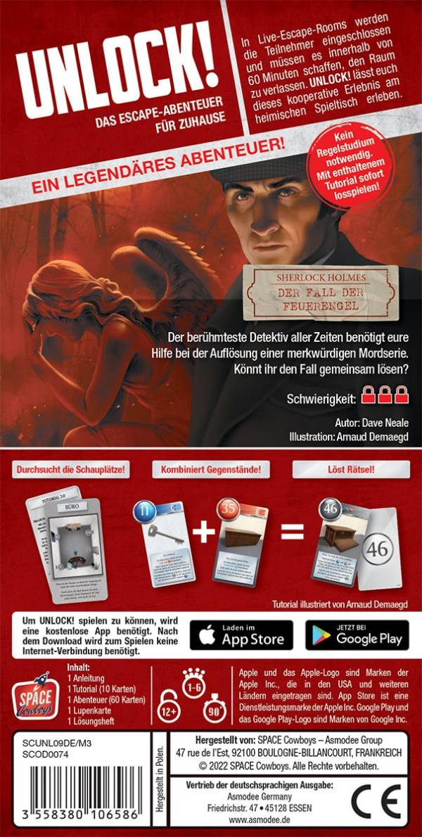 Unlock! Sherlock Holmes: Der Fall der Feuerengel