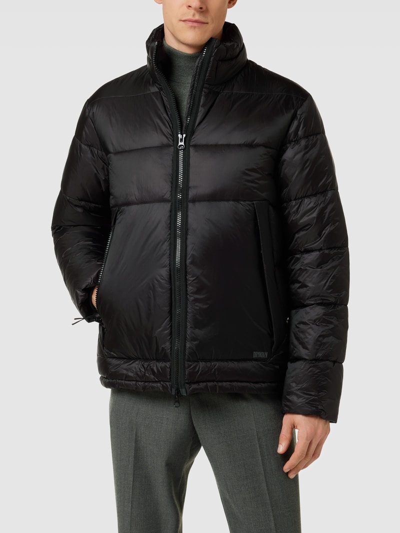 Steppjacke mit Stehkragen Modell 'Vero' in schwarz