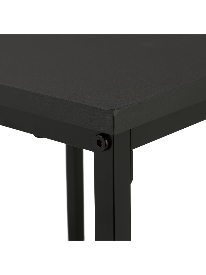 relaxdays 2 x Beistelltisch in Schwarz günstig kaufen onesize