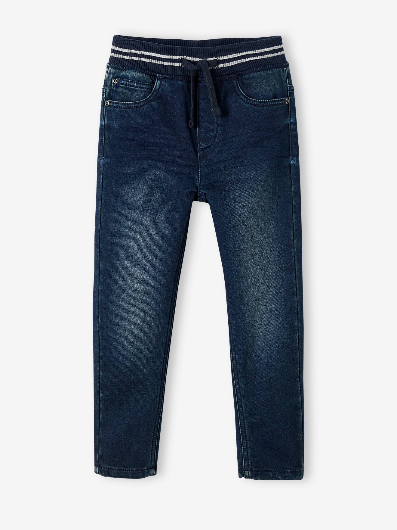 Vertbaudet Bequeme Jungen Thermohose mit Schlupfbund Oeko-Tex - blue stone