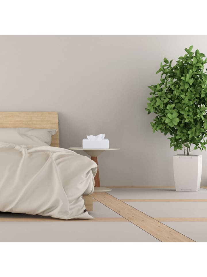 relaxdays Tücherbox in Weiß günstig kaufen onesize