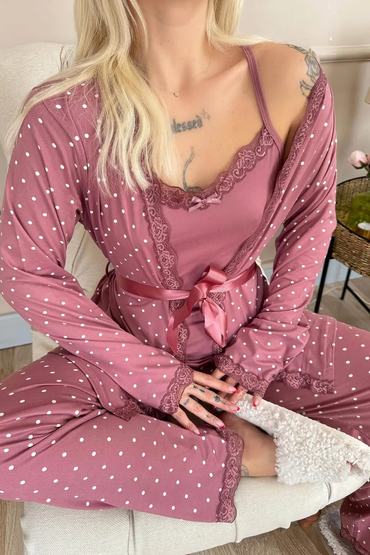 Pijamaevi  Pyjama set - Rosa - Muster