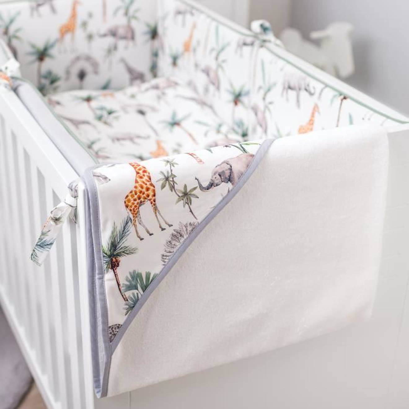 Cape de bain en coton et bambou