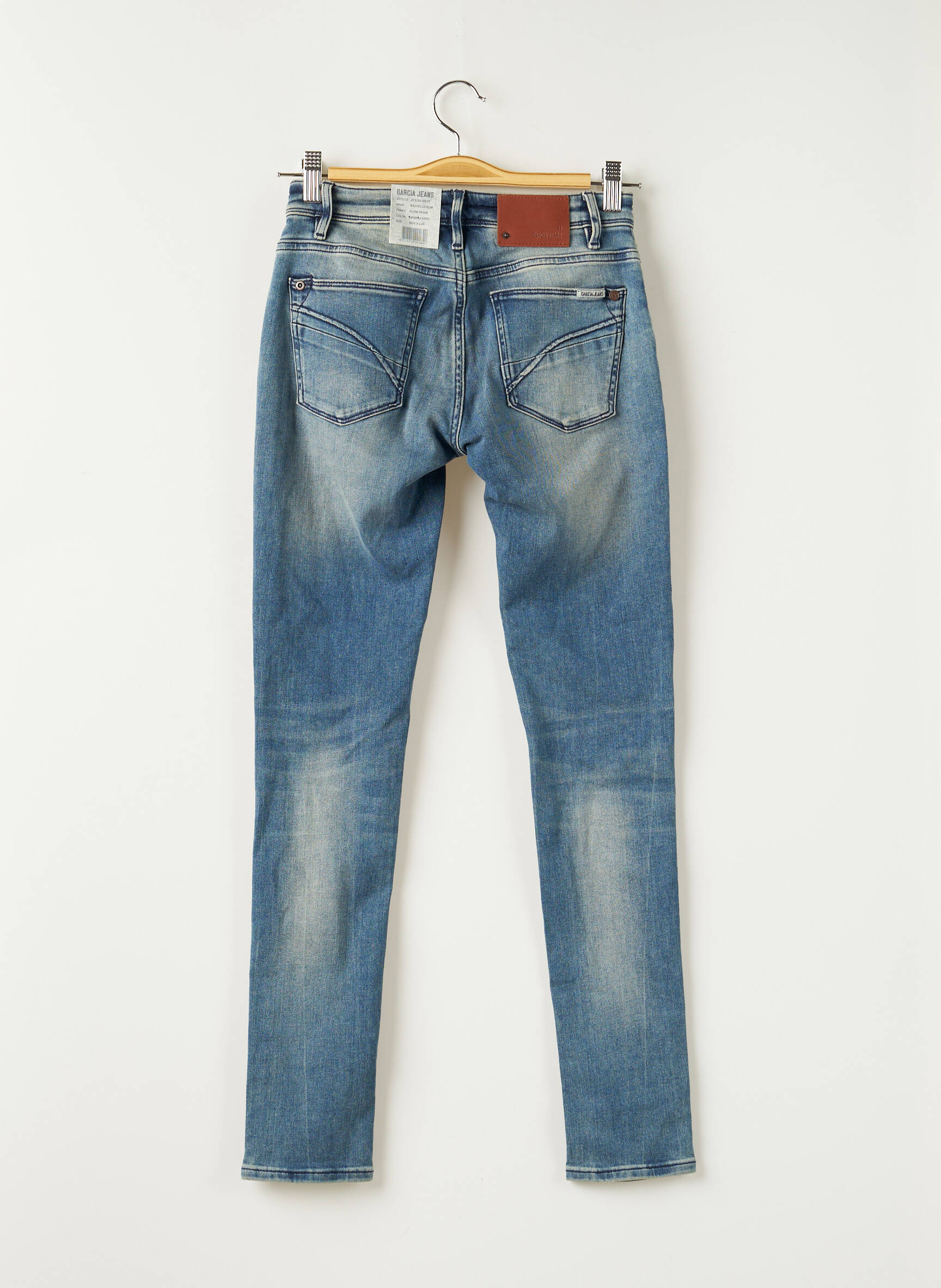 Garcia Jeans Coupe Slim Femme couleur bleu