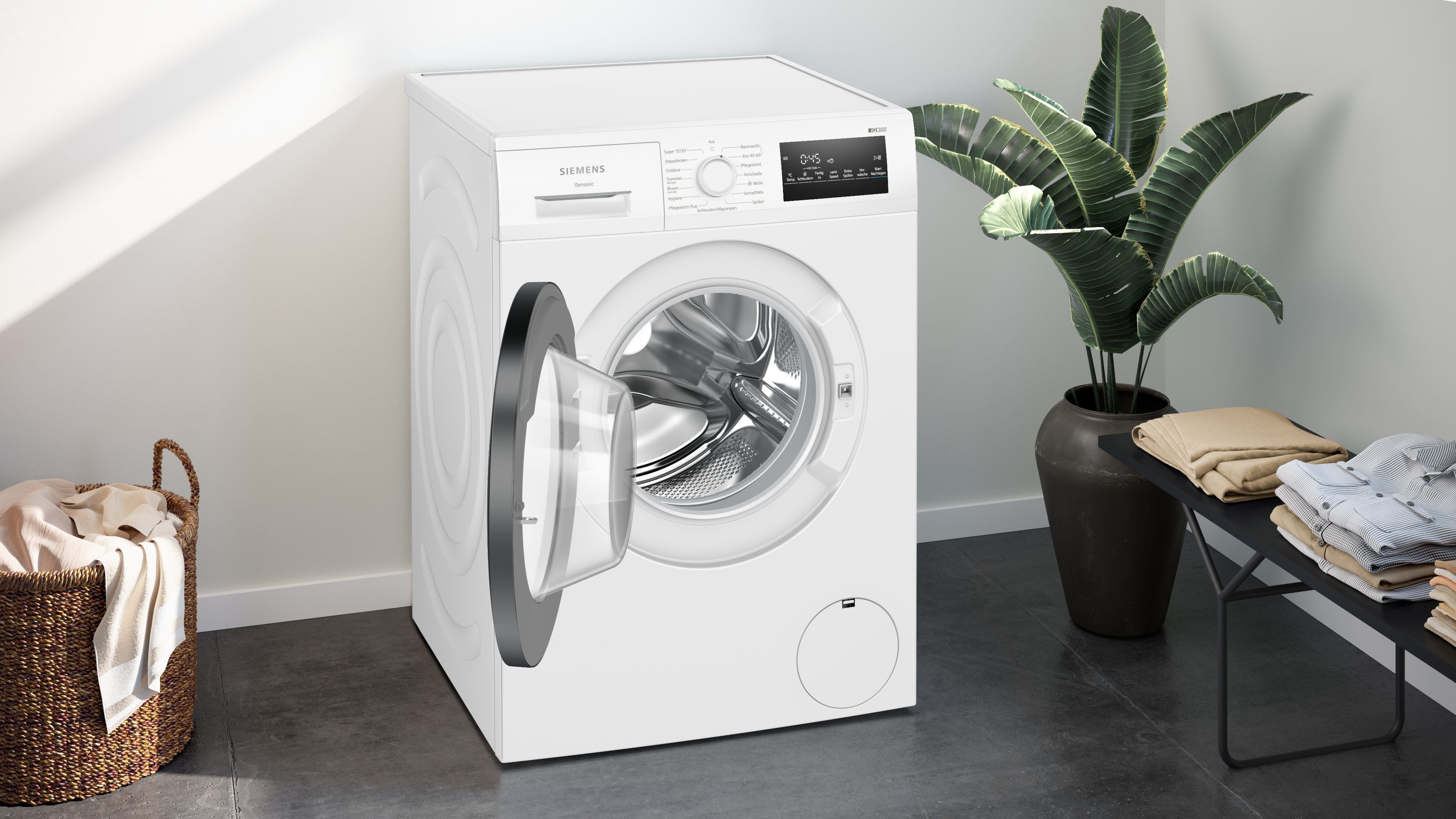 SIEMENS Waschmaschine iQ300 WM14N223, 7 kg, 1400 U/min