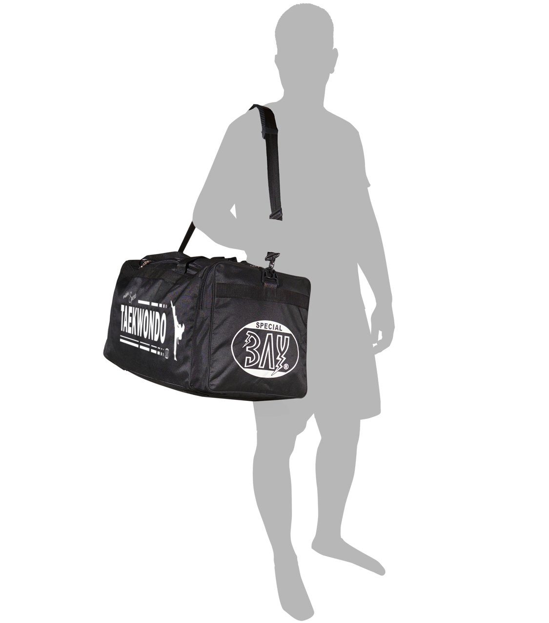 BAY-Sports Sporttasche Sporttasche mein Sport TKD Taekwondo schwarz 70 cm