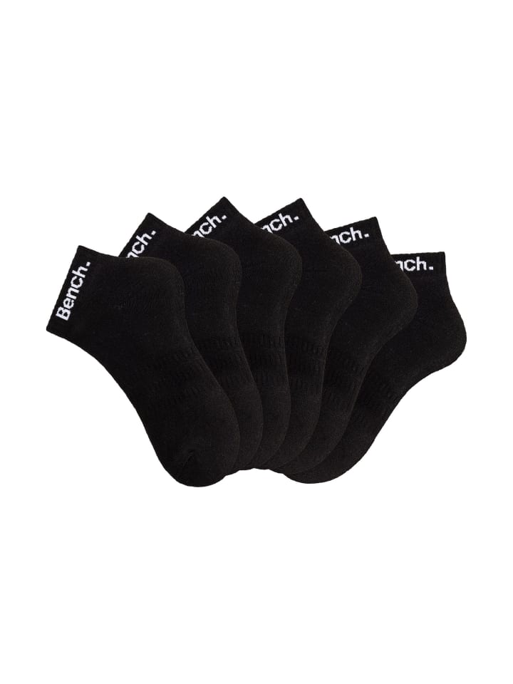 Bench Sportsocken in 6x schwarz günstig kaufen