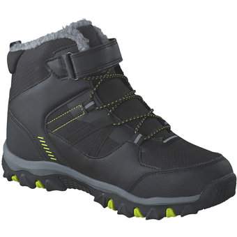Run Lifewear Klett Boots in schwarz