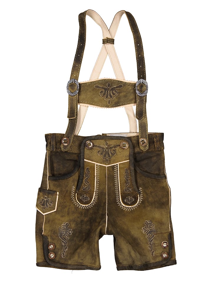 Isartrachten Lederhose in Hellbraun günstig kaufen