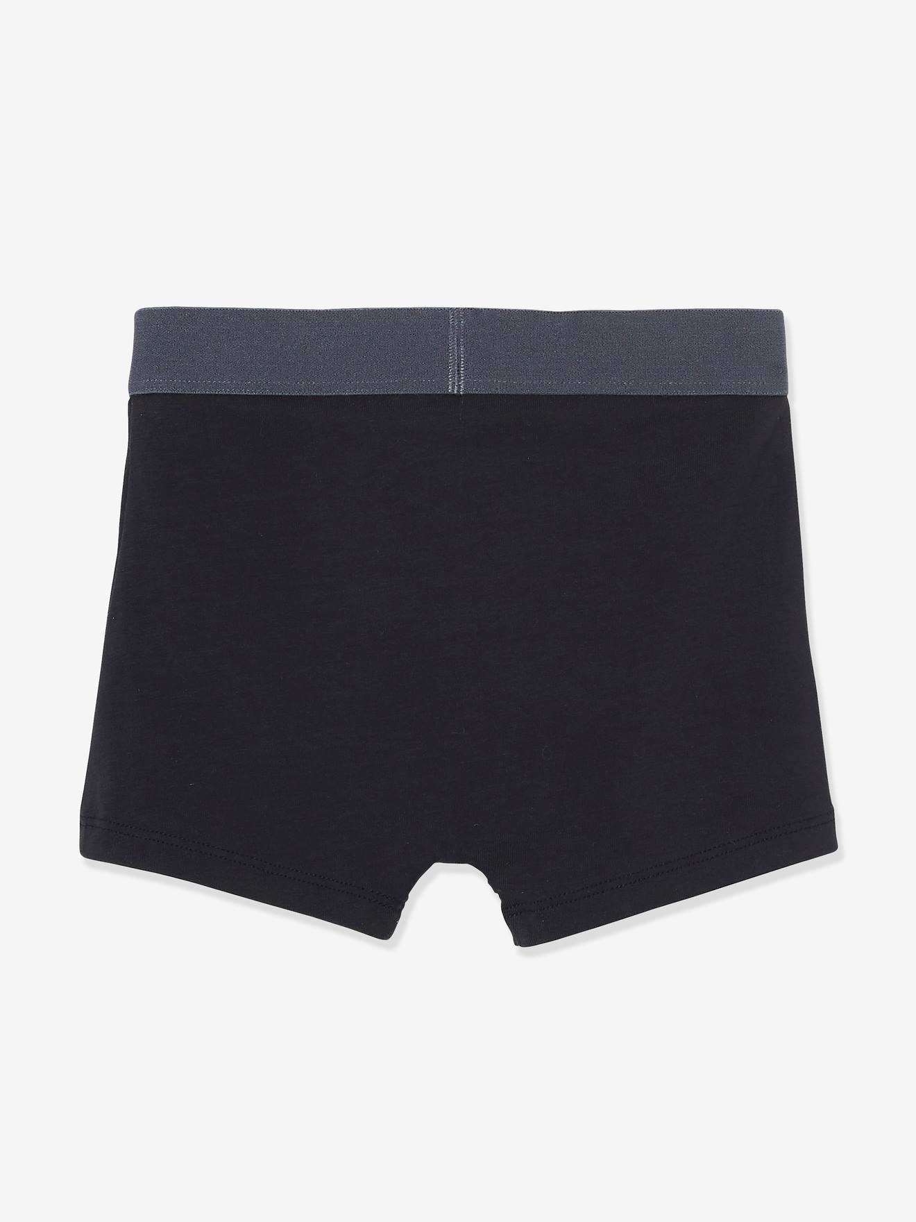 Lot de 3 boxers stretch garçon Skate lot noir