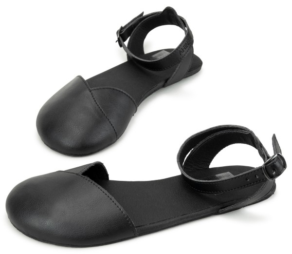 Ahinsa ~ Sandale Vegan ~ Schwarz