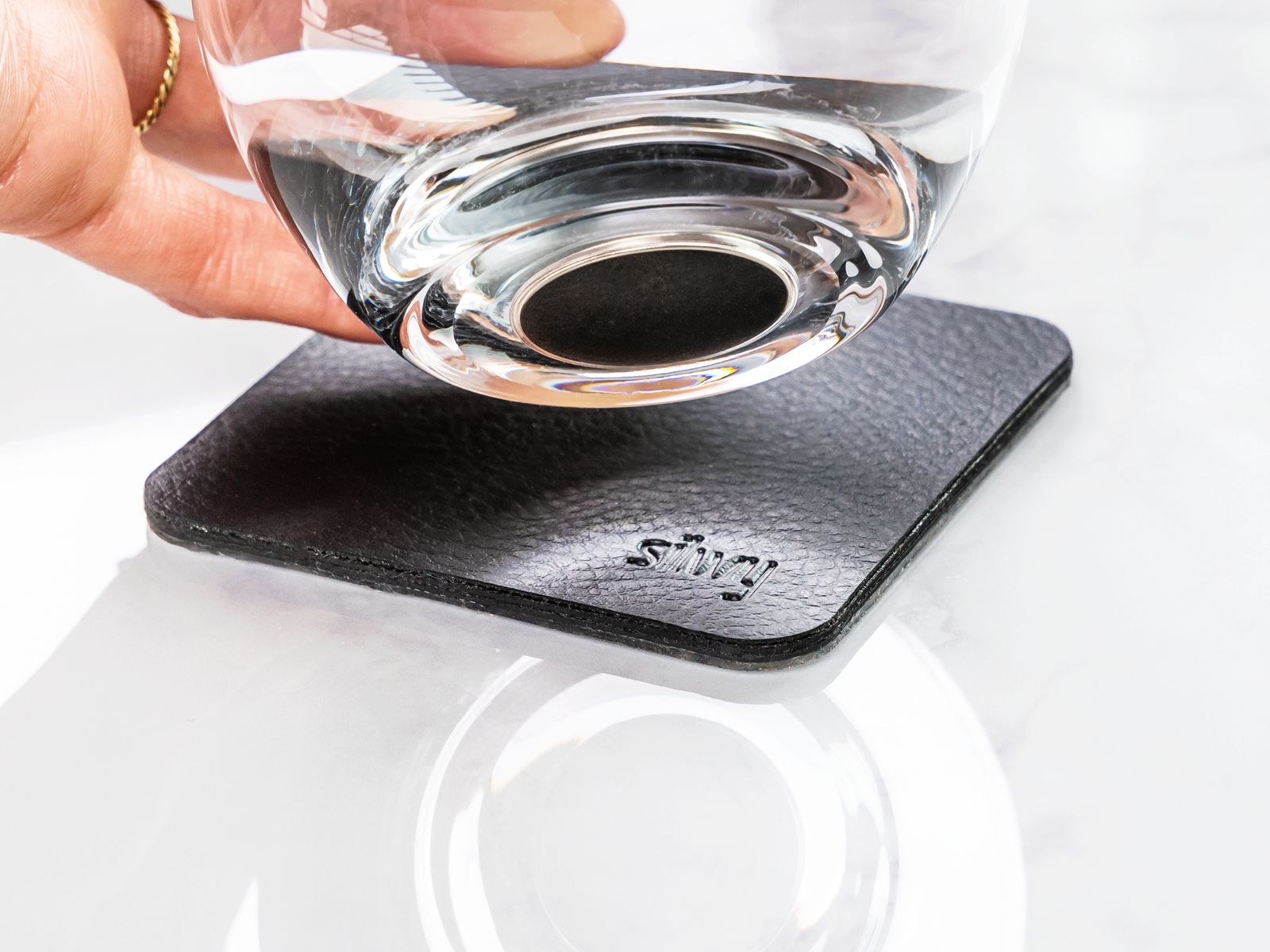 Silwy 2er Set Magnet-Kristall Whisky gläser