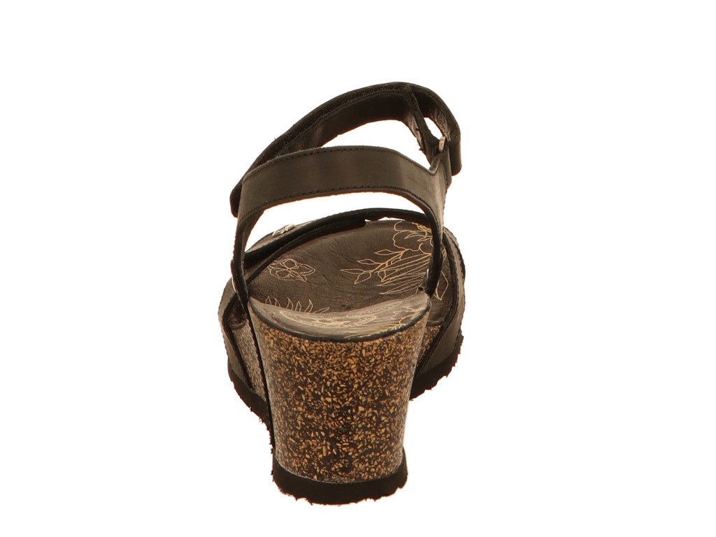 PANAMA JACK Keilsandalen schwarz