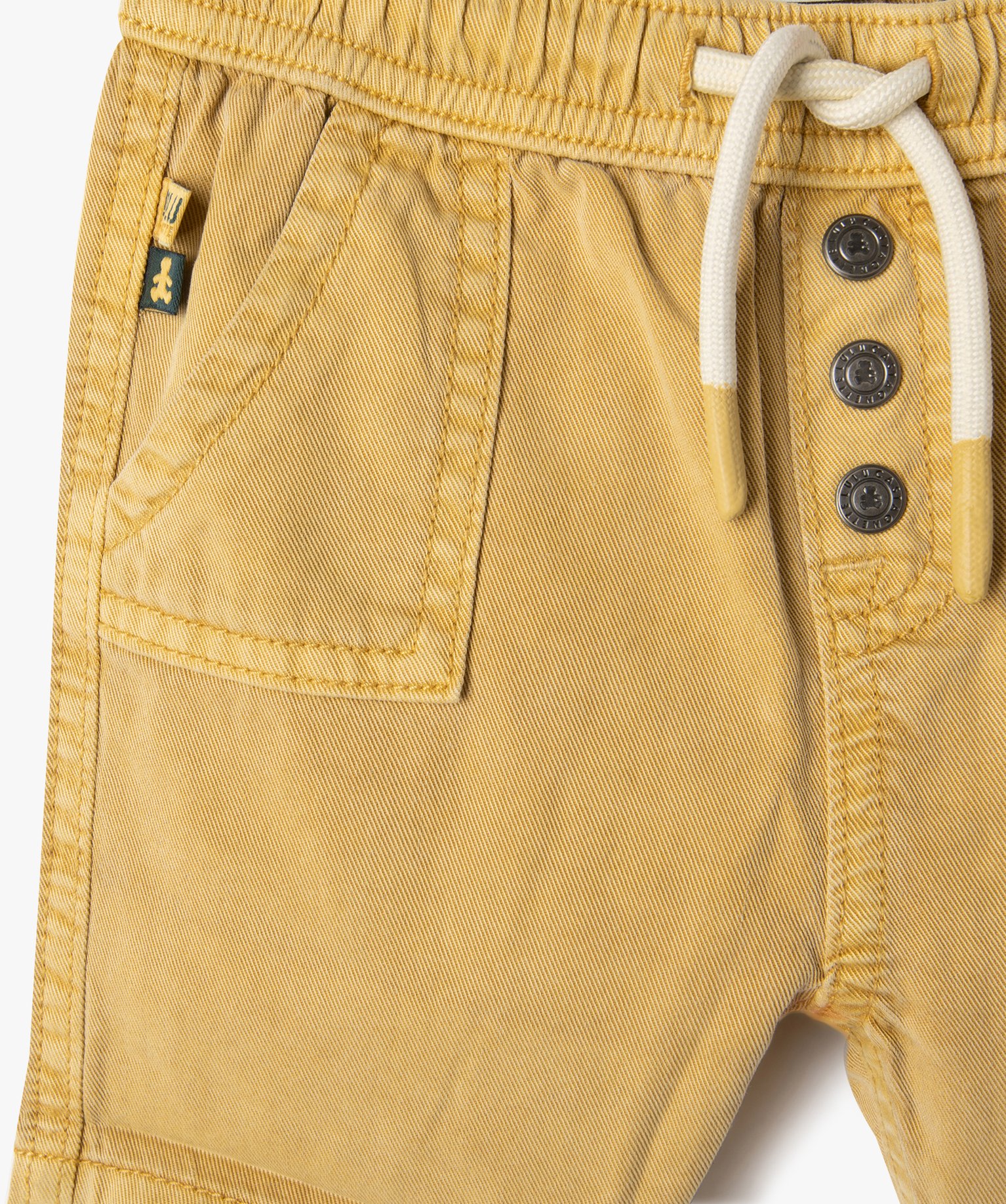 Bermuda bébé Garçon en Lyocell - LuluCastagnette jaune | GEMO