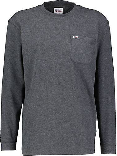 TOMMY-JEANS Herren Longsleeve TJM RLX WAFFLE SNIT TEE