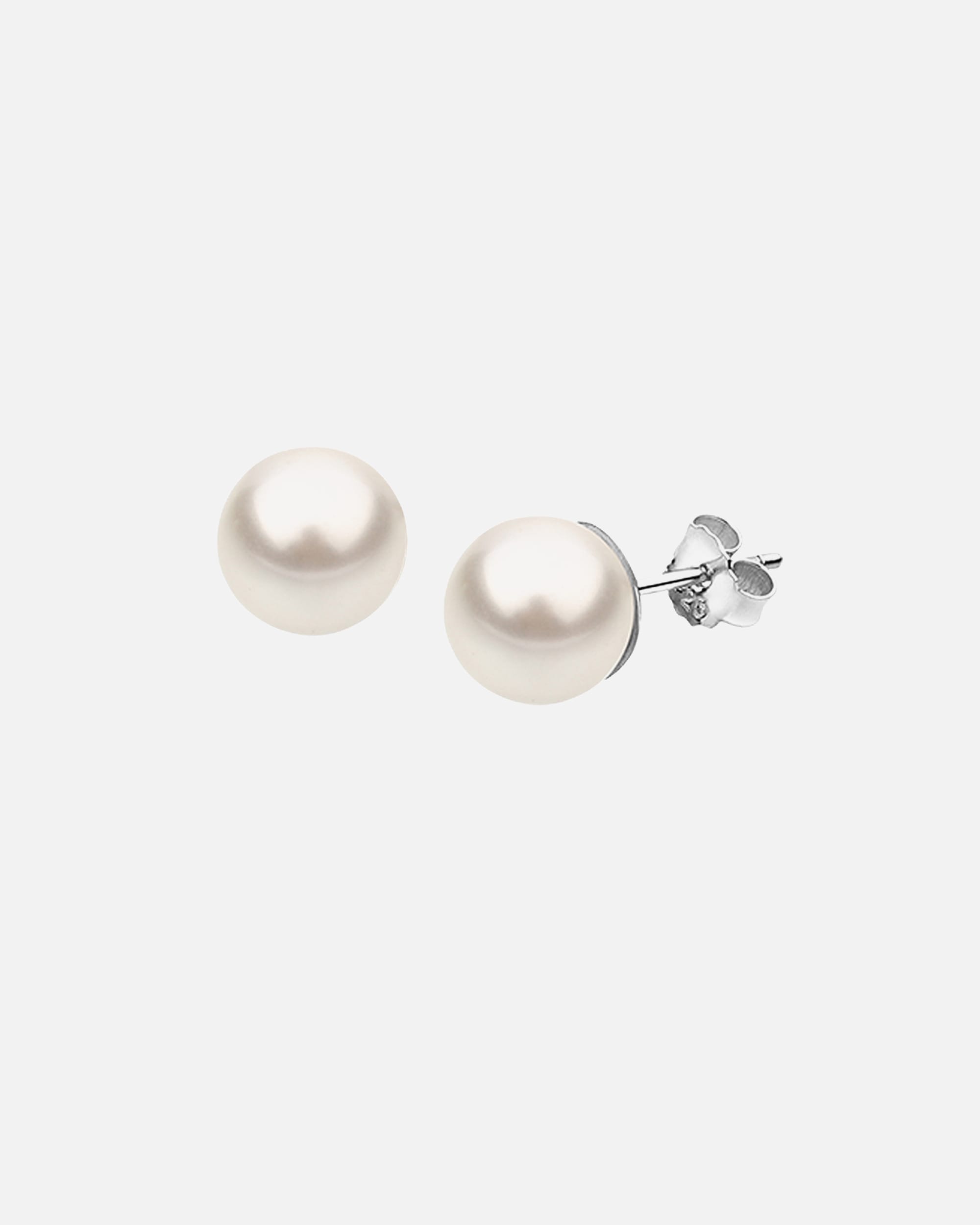 Orecchini a lobo classici da donna Nenalina con perla sintetica in argento sterling 925
