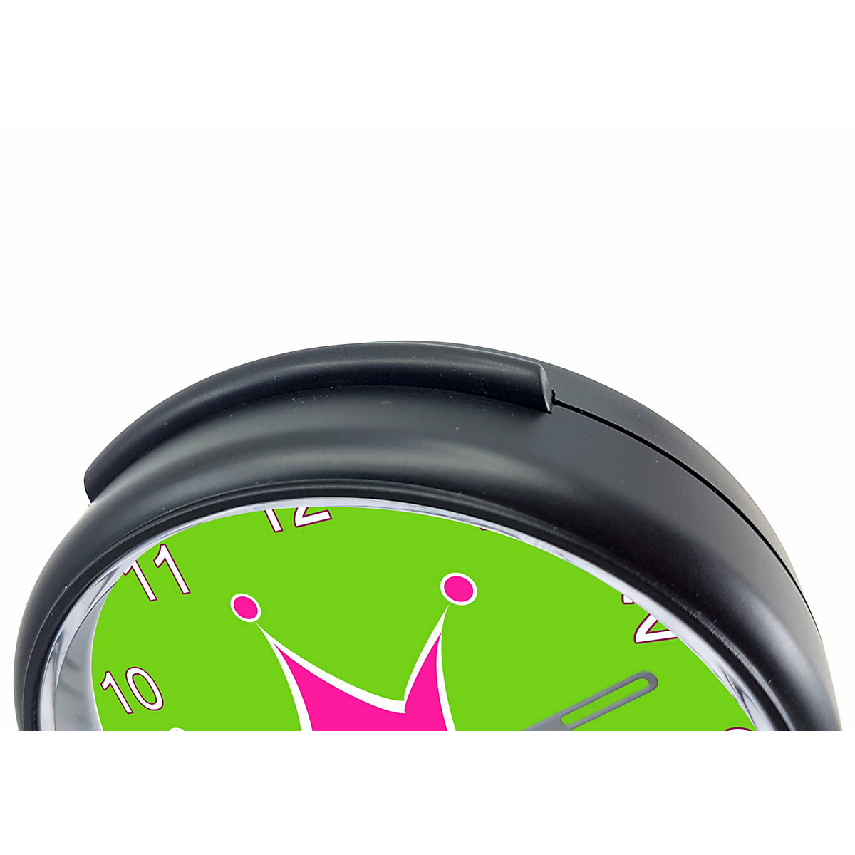 Kinder Funkwecker personalisiert mit Namen Krone Atom-/Funkuhr, 12-Stunden-Anzeigeformat, Schlummerfunktion, Nachtlicht, Geräuschlos/Ohne Ticken