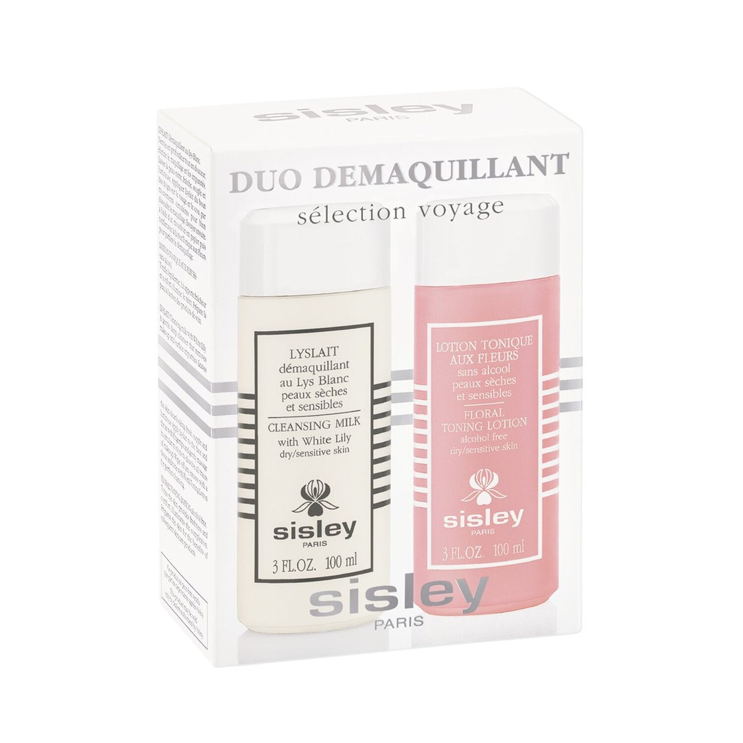 Sisley Démaquillant Voyage Kit Lait Démaquillant au Lys BLanc
