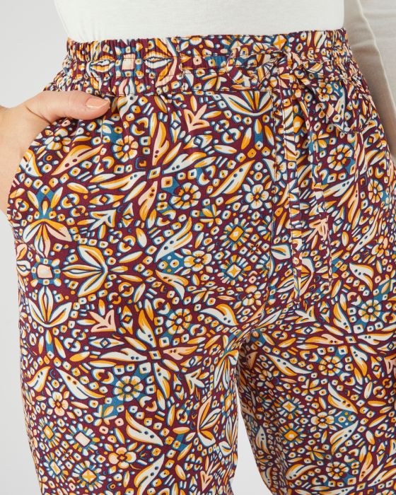 Pantalon fluide imprimé