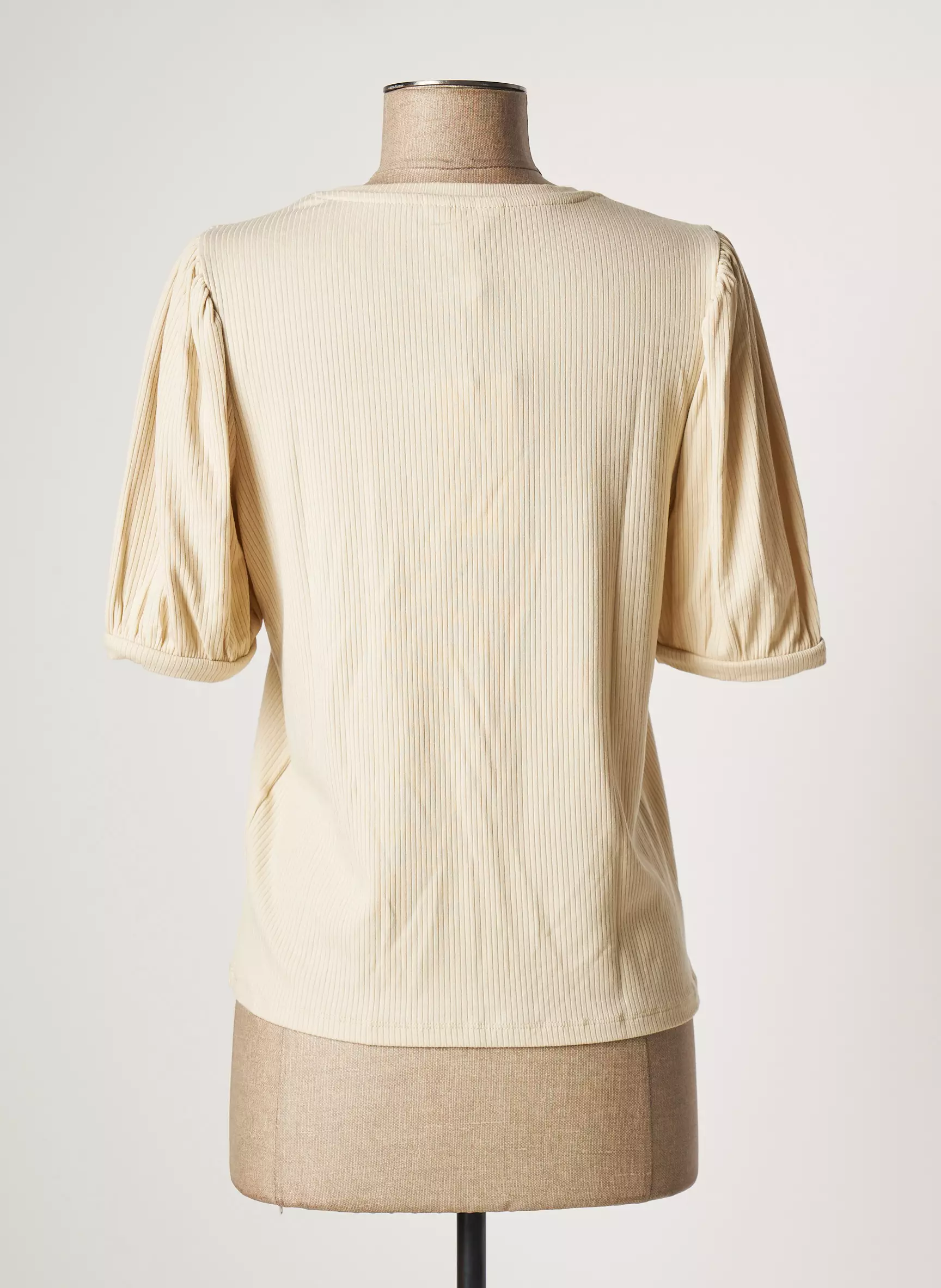 Object Tshirts Femme couleur beige