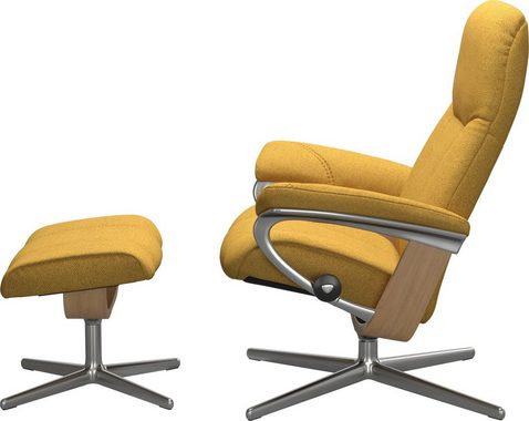Stressless® Relaxsessel Consul, mit Cross Base, Größe S, M & L, Holzakzent Eiche
