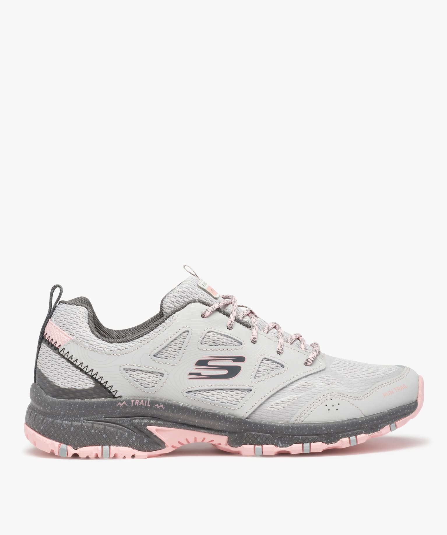 Baskets femme bicolores running et trail – Skechers gris | GEMO