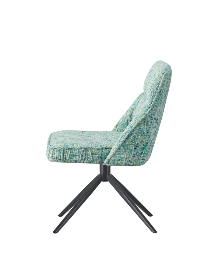 DUBI Möbel 2er-Set: Drehstuhl THOMAS-ZARA in Türkis - (B)49 x (H)84 x  (T)62 cm günstig kaufen onesize