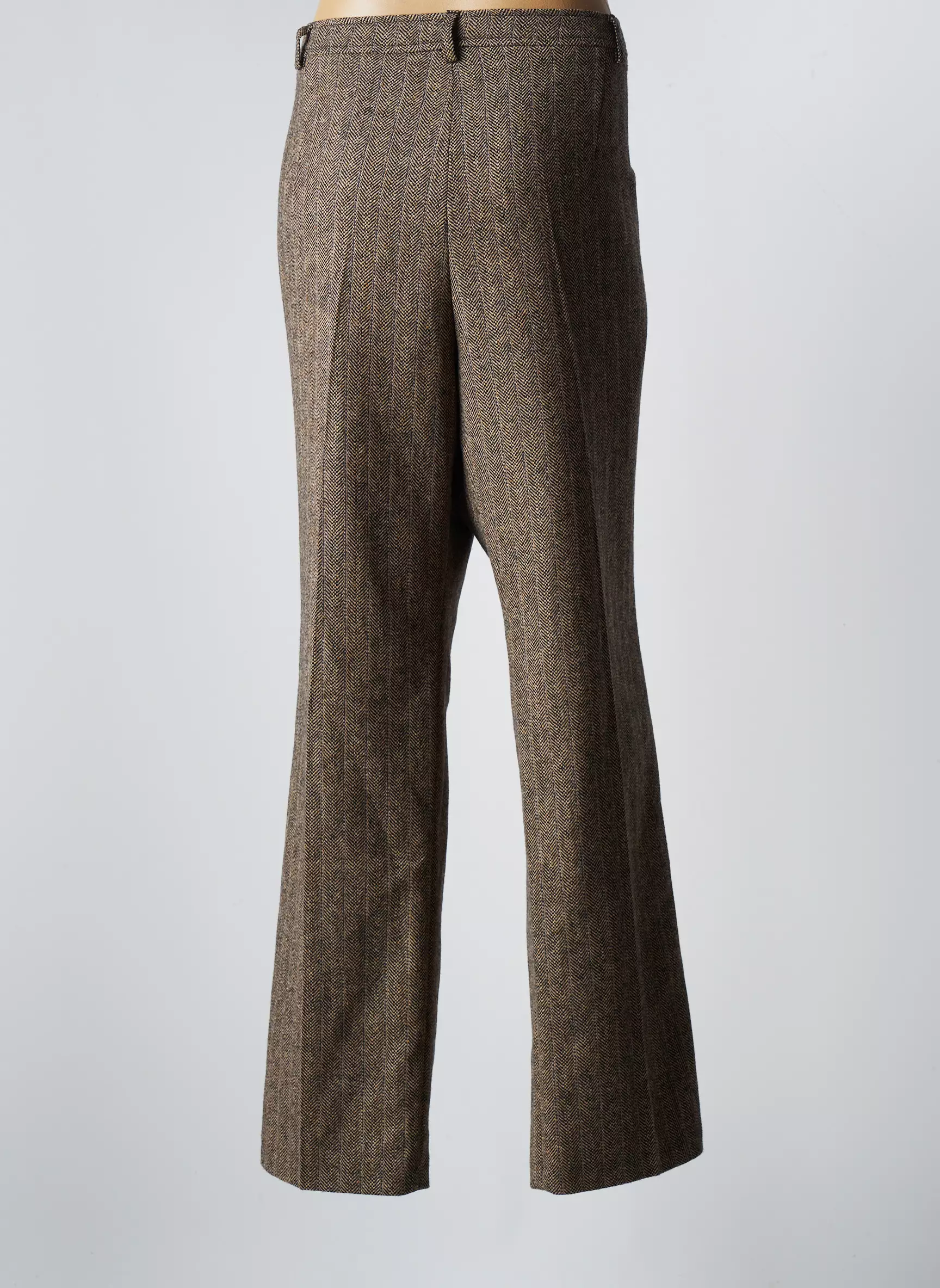 Carole Richard Pantalons Droits Femme couleur beige