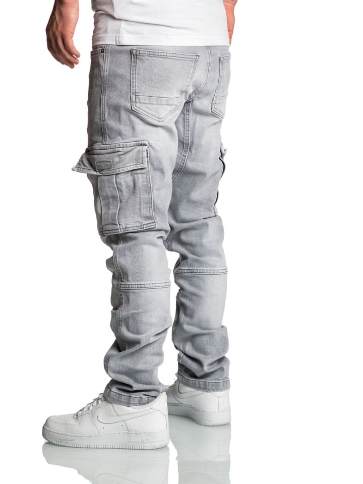 Amaci&Sons Jeans Regular Slim CARY in Hellgrau günstig kaufen