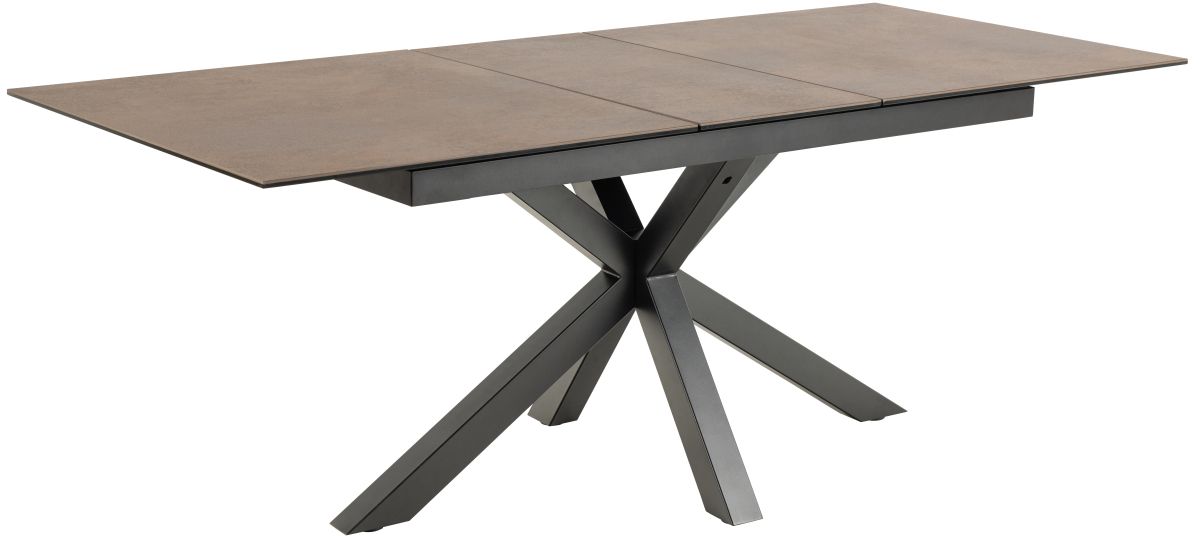 Ausziehtisch Heaven Keramik Braun 168 cm
