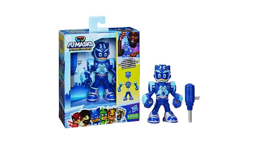 Hasbro - PJ Masks Power Heroes Zusammenbaubare Helden, 1 Stück, sortiert