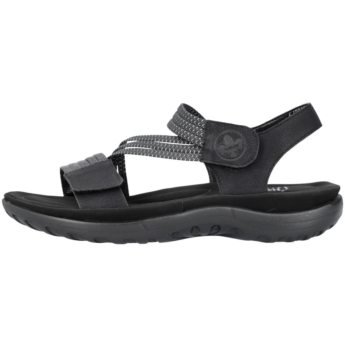 Rieker 64870 Sandale schwarz