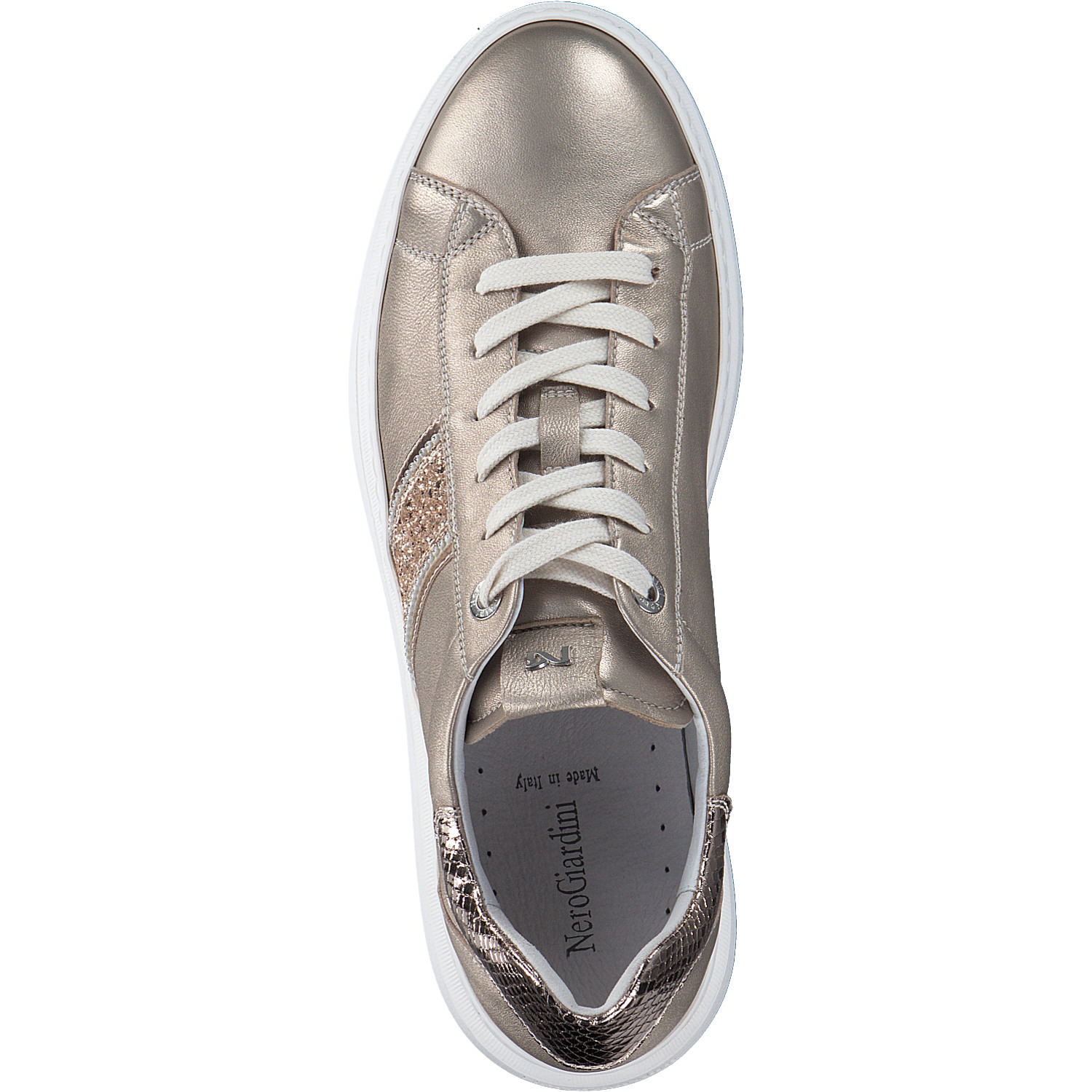 NeroGiardini E409918D, Schnürschuhe, Damen, Gold (Sirocco Gold)