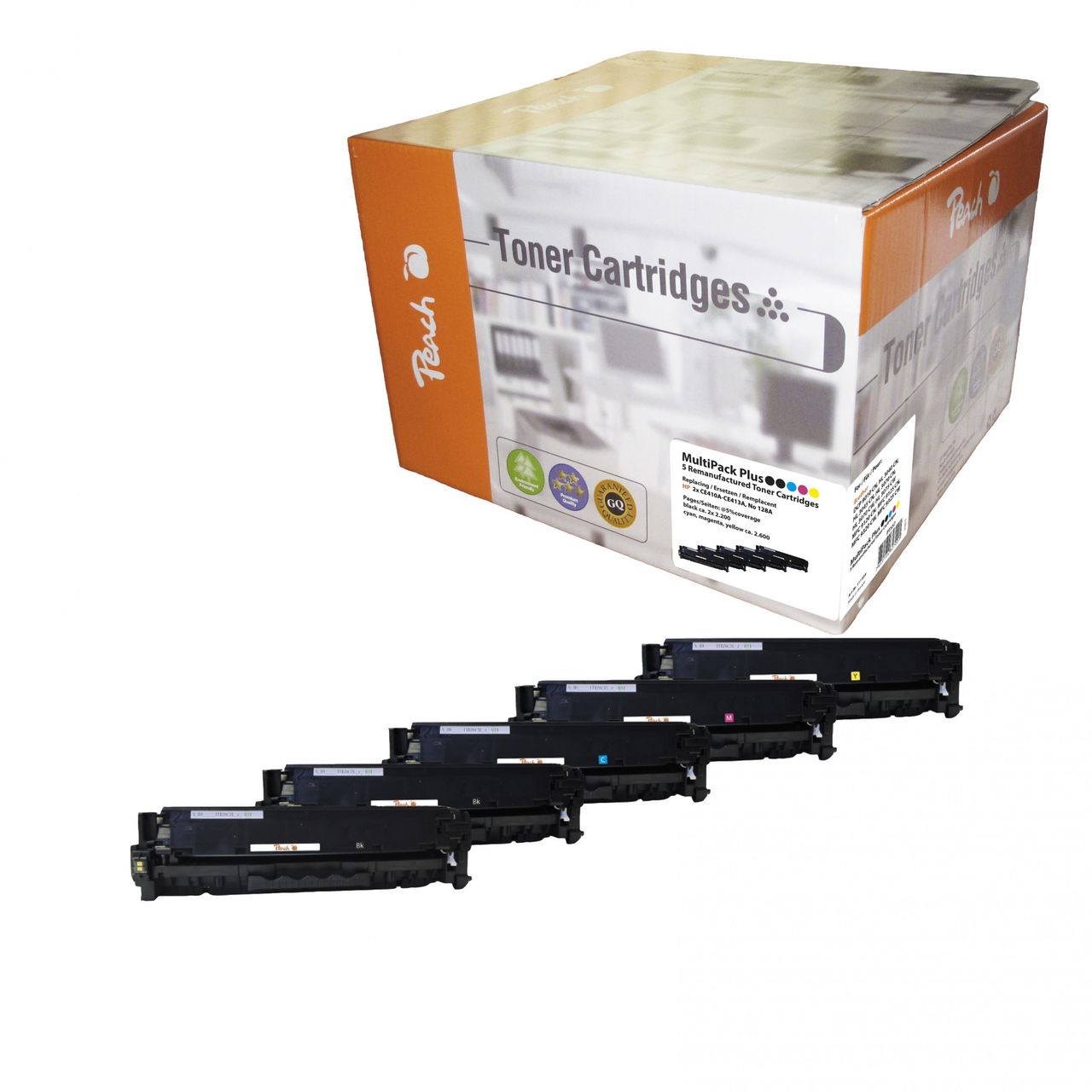 Peach Spar Pack Plus Tonermodule ersetzt HP No. 305A