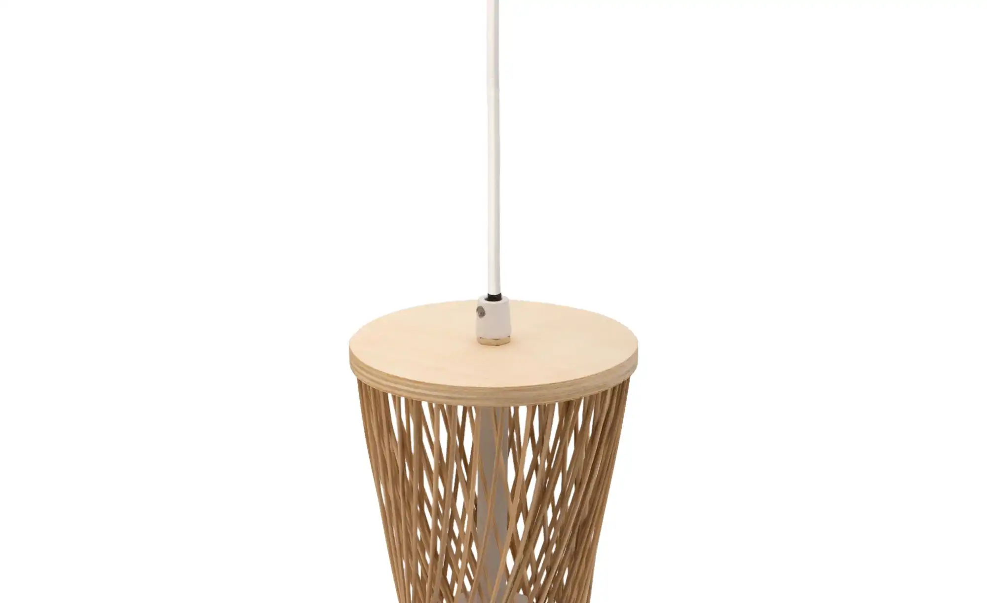 Pendelleuchte, 1-flammig, Rattan