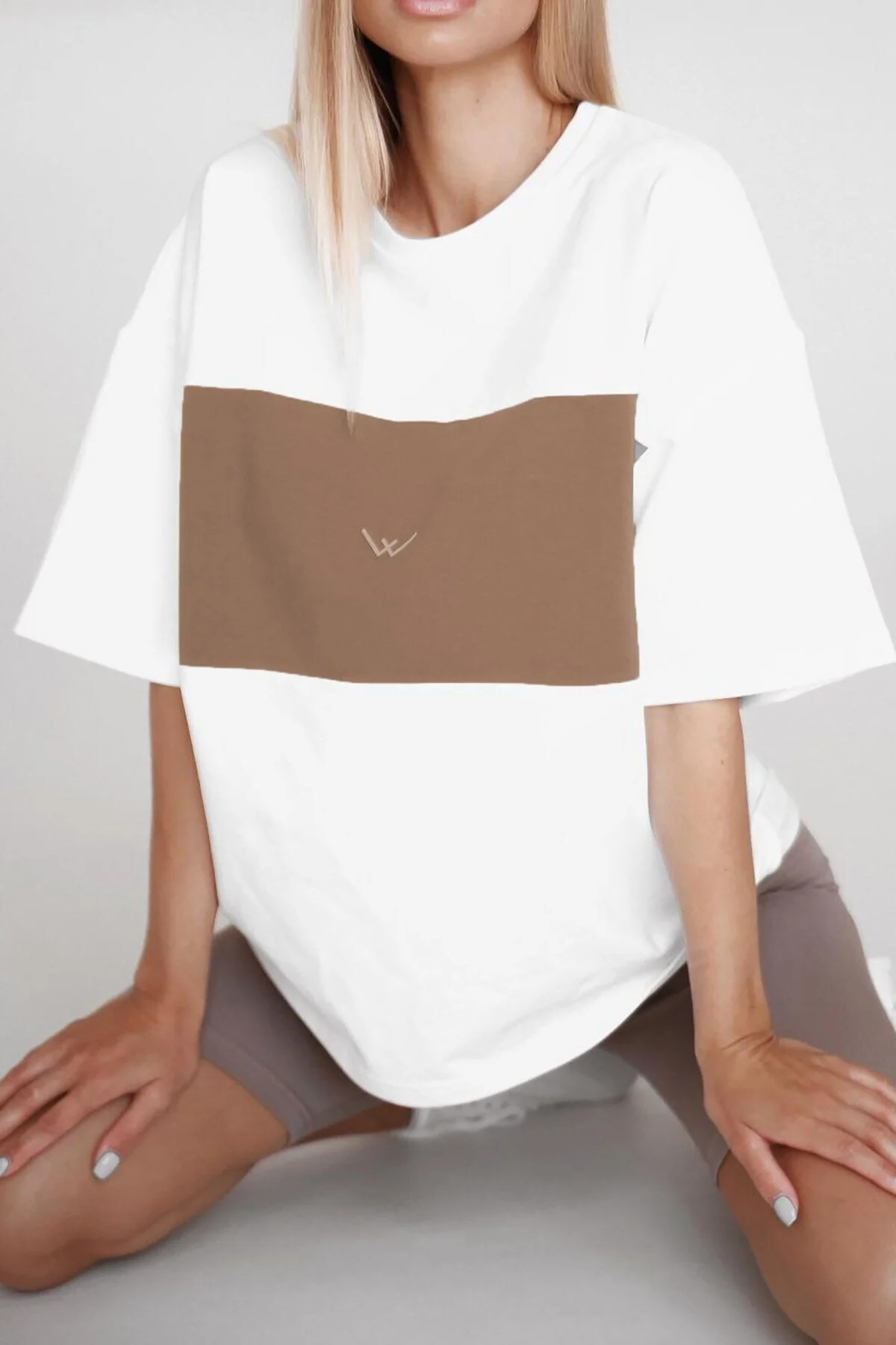 Madmext  Mad Girls Weißes besticktes T-Shirt Mg1421