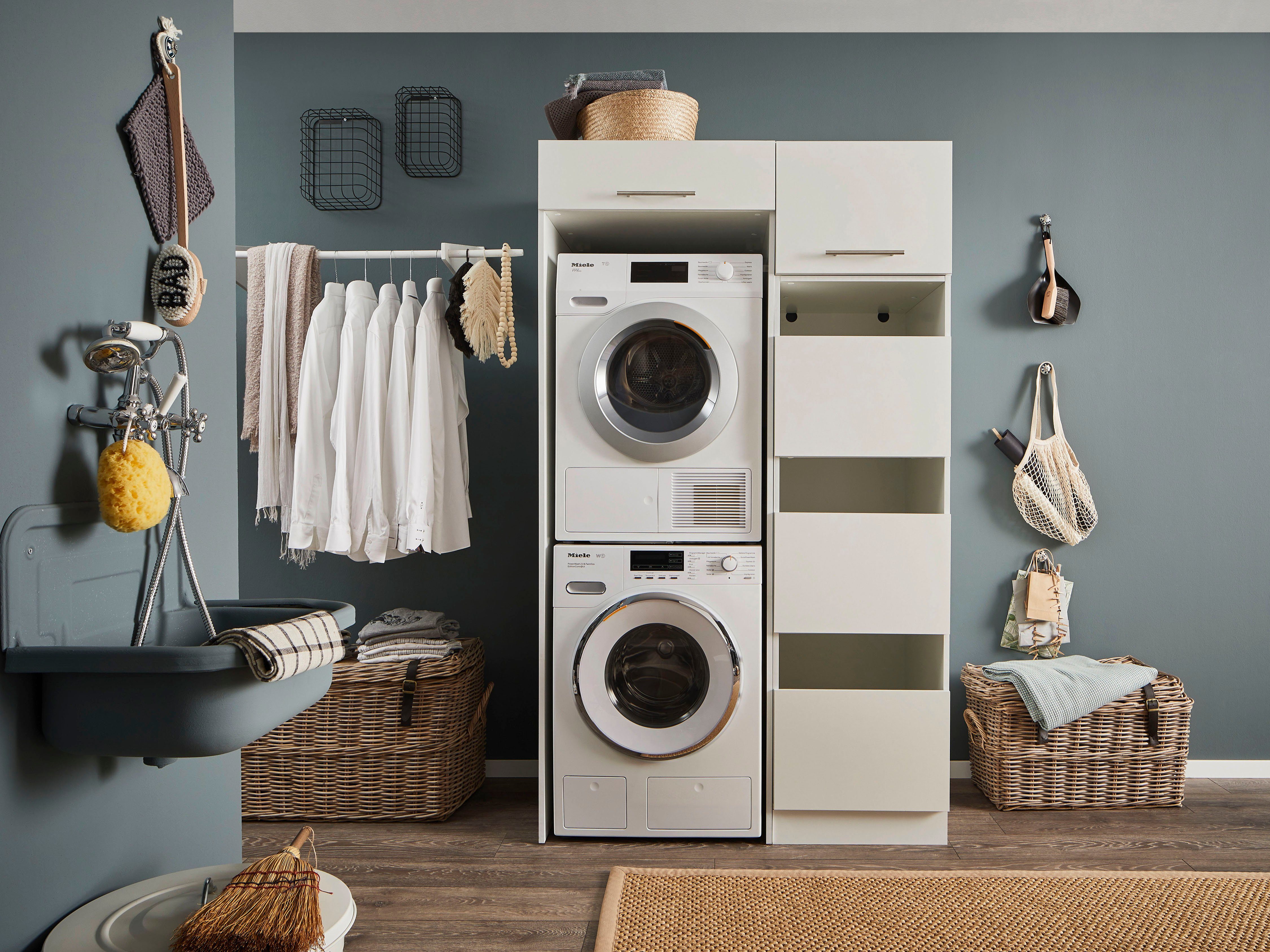 Laundreezy Mehrzweckschrank-Set LAUNDREEZY LDLK1, Breite 117,5 cm