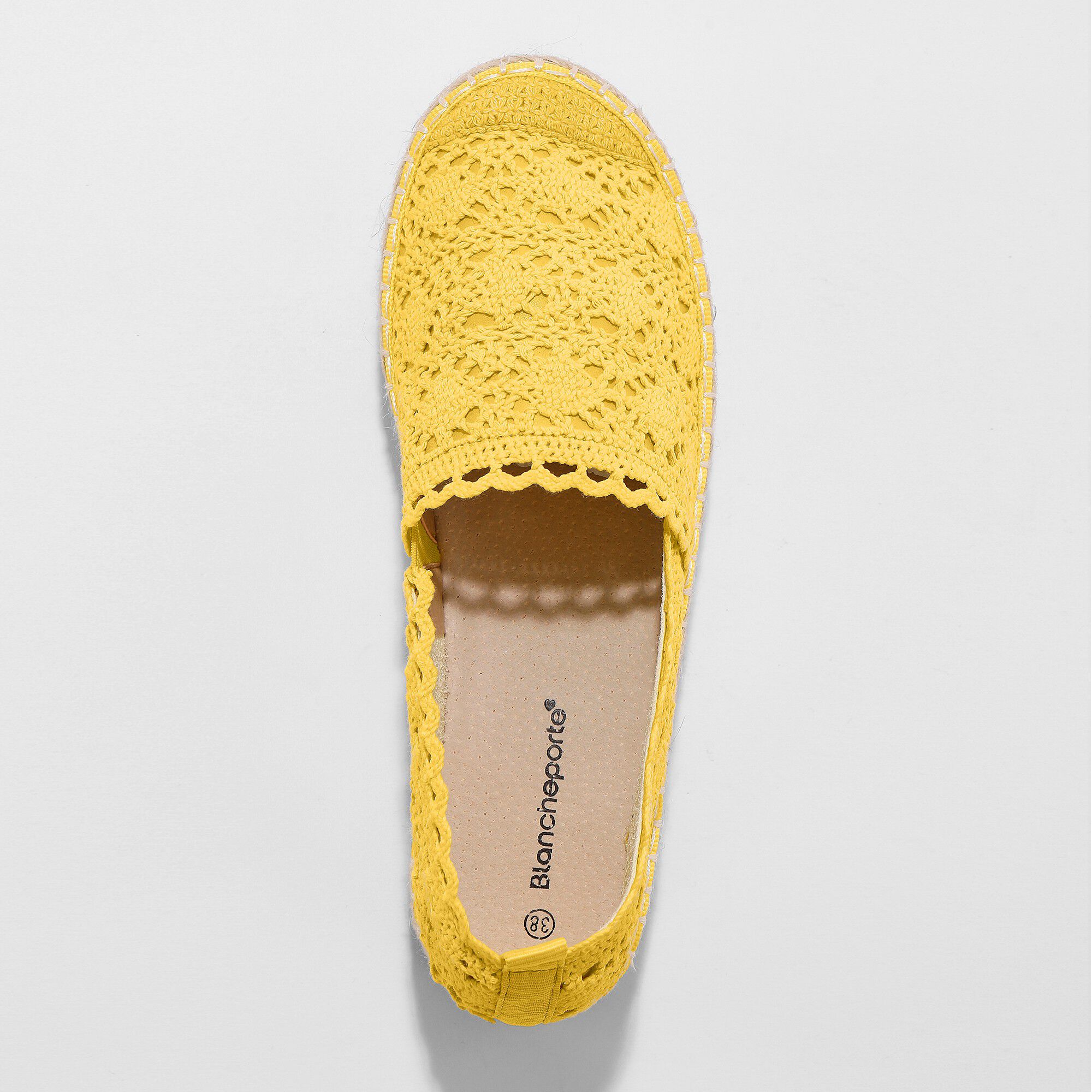 Espadrilles macramé semelle corde 