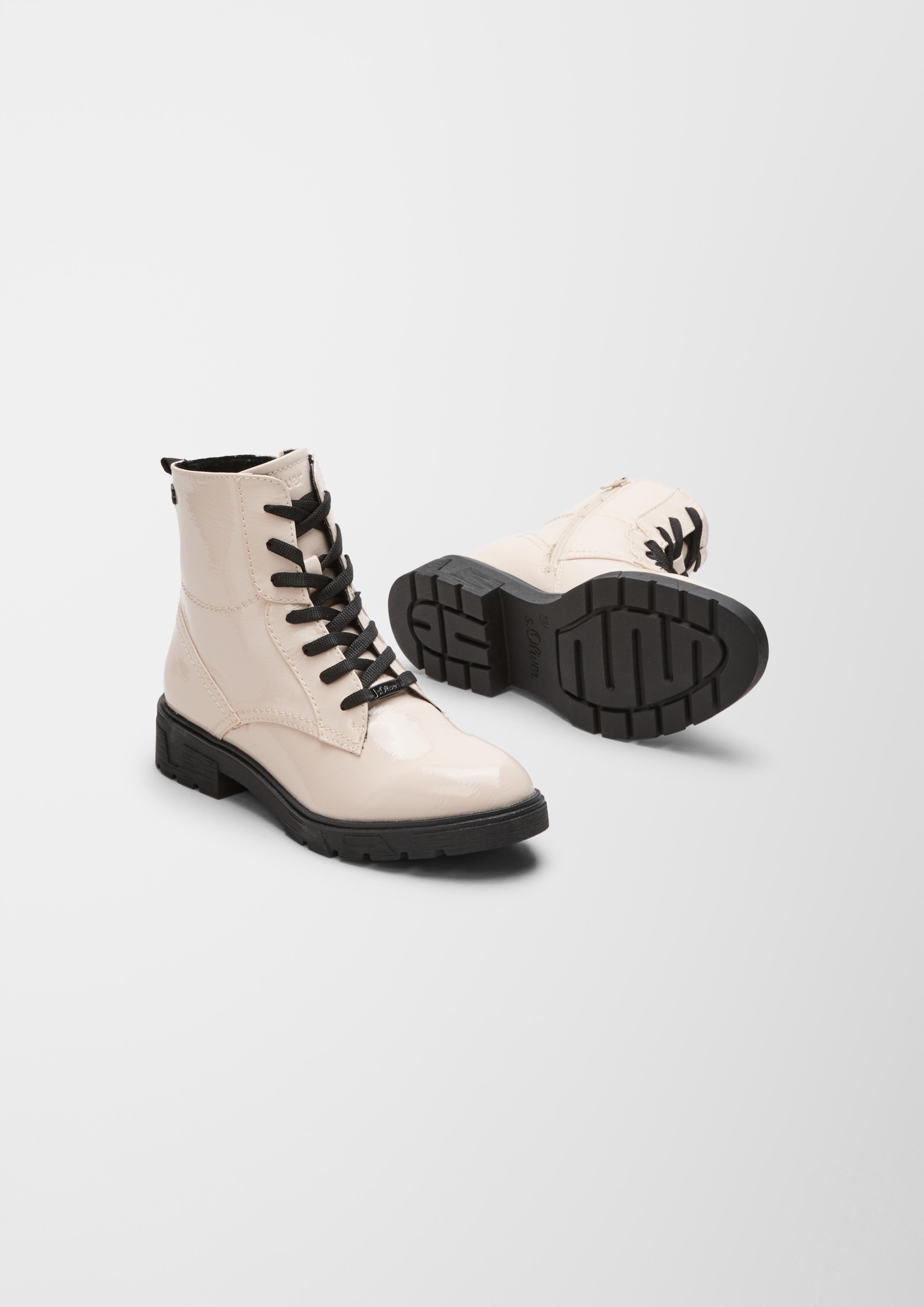 Schnürboots mit Reißverschluss  6006564-466