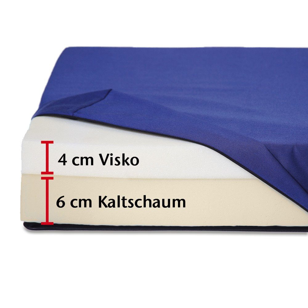 aktivshop Sitzkissen Deluxe, mit 4 cm Visko