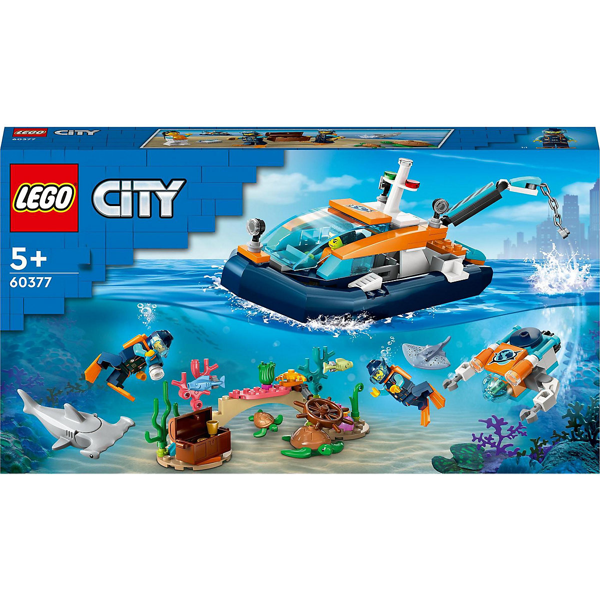 LEGO® City 60377 Meeresforscher-Boot